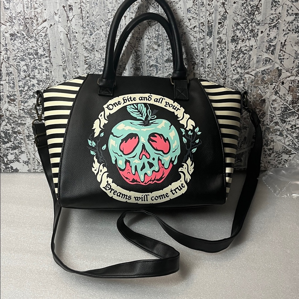 Loungefly Disney Snow White And The Seven Dwarfs Poison Apple Satchel Bag
